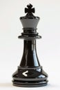 Shiny Black Queen Chess Piece Royalty Free Stock Photo