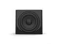 Shiny black sub woofer sound speaker Royalty Free Stock Photo