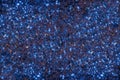 Shiny blue fabric spangles