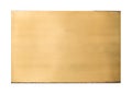 Shiny brass blank metal sign texture