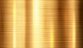 Shiny brushed metallic gold background texture. Bright polished metal bronze brass plate. Sheet metal glossy gold Royalty Free Stock Photo