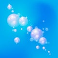 Shiny bubbles. Royalty Free Stock Photo