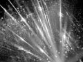 Shiny burst in space black and white effect Royalty Free Stock Photo