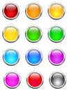 Shiny Buttons Royalty Free Stock Photo