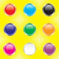 Shiny buttons for web design