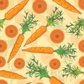Shiny carrot pattern