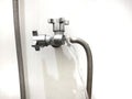 Shiny chrome shower faucet with two function Royalty Free Stock Photo