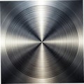 Shiny Circular Stainless Steel Metal Reflections for Modern Background Design Royalty Free Stock Photo