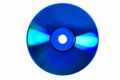 Shiny colored glares on blue CD/DVD Royalty Free Stock Photo