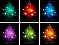 Shiny colorful christmas backgrounds