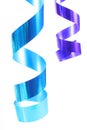 Shiny colorful satin ribbons Royalty Free Stock Photo