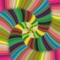 Shiny colorful spiral fractal design Royalty Free Stock Photo