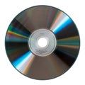 Compact Disc (CD) Isolated on White Background Royalty Free Stock Photo