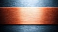 Shiny copper metal plate texture polished surface polished copper surface texture showcases metallic luster and shine Royalty Free Stock Photo