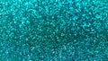 Cyan glitter detail