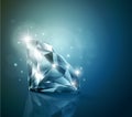 Shiny diamond background Royalty Free Stock Photo