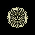Shiny Diamond Emblem Sign