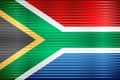 Shiny Flag of South Africa