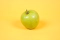 Shiny fresh apples. From the side view. Royalty Free Stock Photo