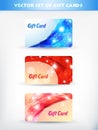 Shiny gift card