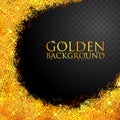 Shiny Glamorous Glittering Gold texture background Royalty Free Stock Photo