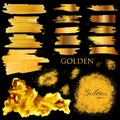 Shiny Glamorous Glittering Gold texture background Royalty Free Stock Photo