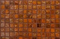 Shiny glass mosaic tiles background Royalty Free Stock Photo