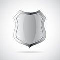 Glass shield icon Royalty Free Stock Photo
