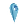 Shiny gloss blue ap pointer icon.