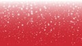 Shiny glowing snow background for winter holidays