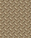 Shiny Gold Diamondplate Royalty Free Stock Photo