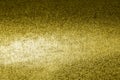 Shiny gold metal texture. Golden abstract background. Royalty Free Stock Photo