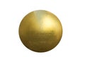 Shiny golden colour ball