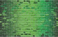 Shiny Green brick wall Royalty Free Stock Photo