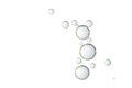 Shiny grey bubbles Royalty Free Stock Photo