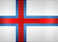 Shiny Grunge flag of the Faroe Islands