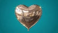 Shiny Heart-Shaped Balloon Royalty Free Stock Photo