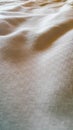 Shiny light on white table linen Royalty Free Stock Photo