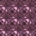 Shiny magenta light pink gem metal reflection stone upholstery flower 3d seamless polygonal pattern