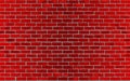 Shiny Maroon Color Brick Wall