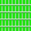 Shiny metal prison bars isolated on green chroma key. Detailed jail cage, prison iron fence. Criminal background mockup Royalty Free Stock Photo