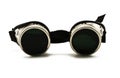 Shiny metallic protective eyewear glasses Royalty Free Stock Photo