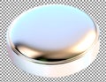 Shiny Metallic Round Object Royalty Free Stock Photo