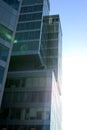 Shiny modern glass business center Royalty Free Stock Photo