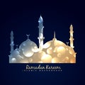 Shiny mosque design background