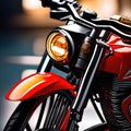 shiny motorbikes for locomotion, AI-Images