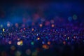 Shiny multicolor glitter raster background. Abstract shimmering pink, blue, yellow circles decorative backdrop. Bokeh Royalty Free Stock Photo