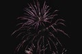 Shiny natural fireworks Royalty Free Stock Photo