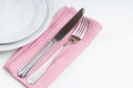 Shiny new cutlery, silverware Royalty Free Stock Photo