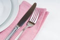 Shiny new cutlery, silverware Royalty Free Stock Photo